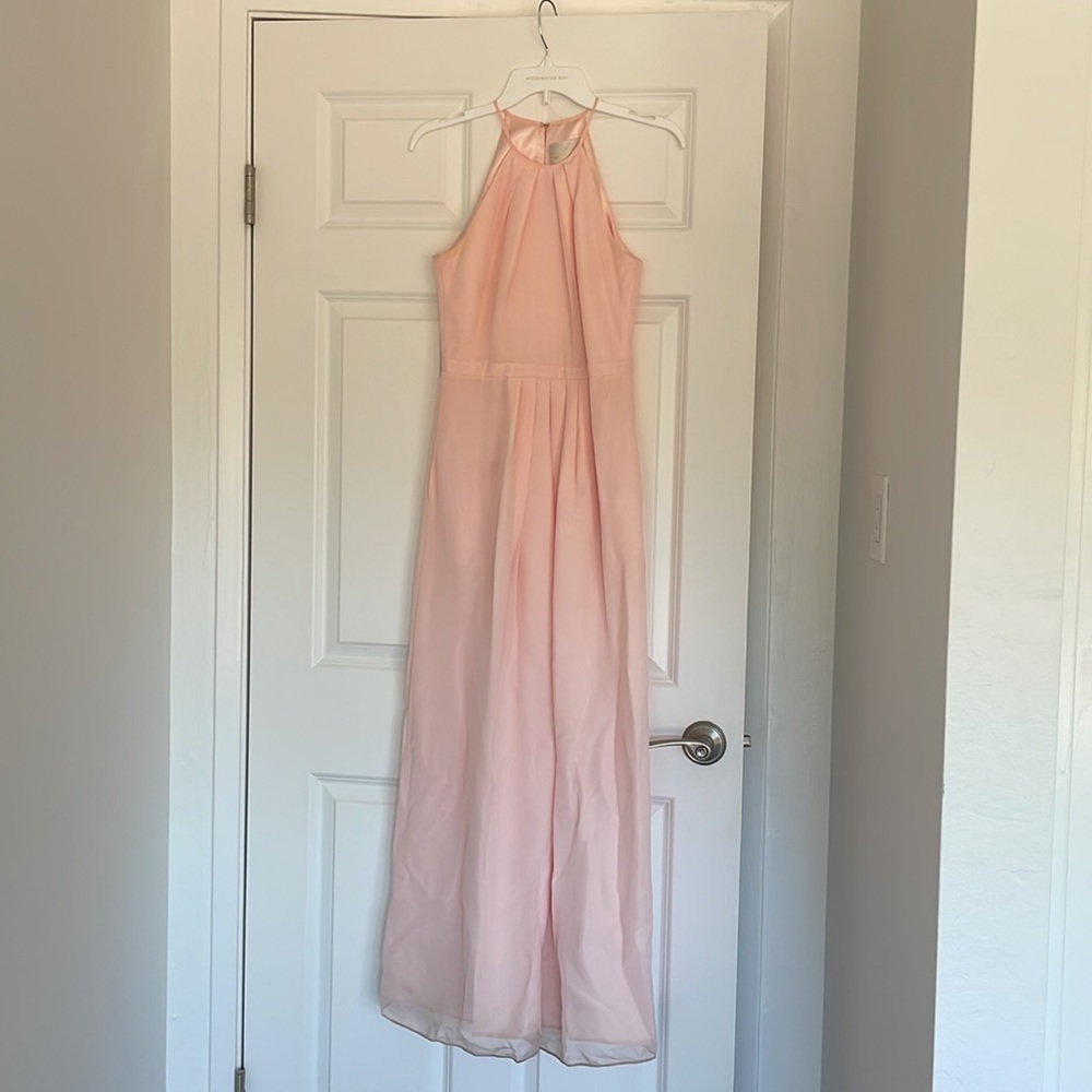 Weddington Way Size 2 Isabelle Blush Bridesmaid Dress
